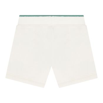 Baby Boys Ivory Jersey Polo Bear Shorts