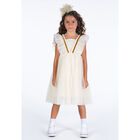 Girls Ivory Tulle Dress, 1, hi-res