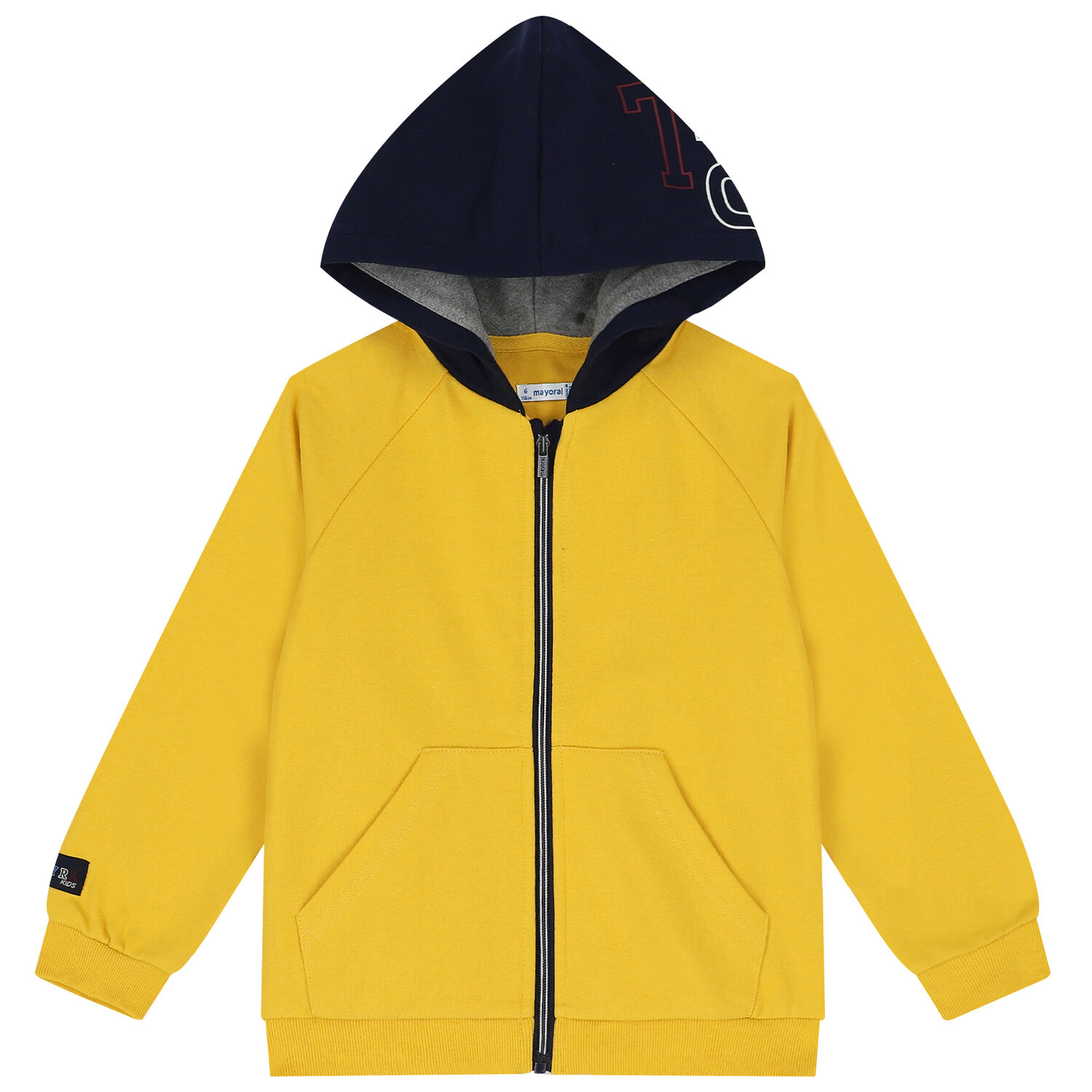 Boys Yellow, Navy Blue & Grey 3 Piece Tracksuit, 1, hi-res image number null