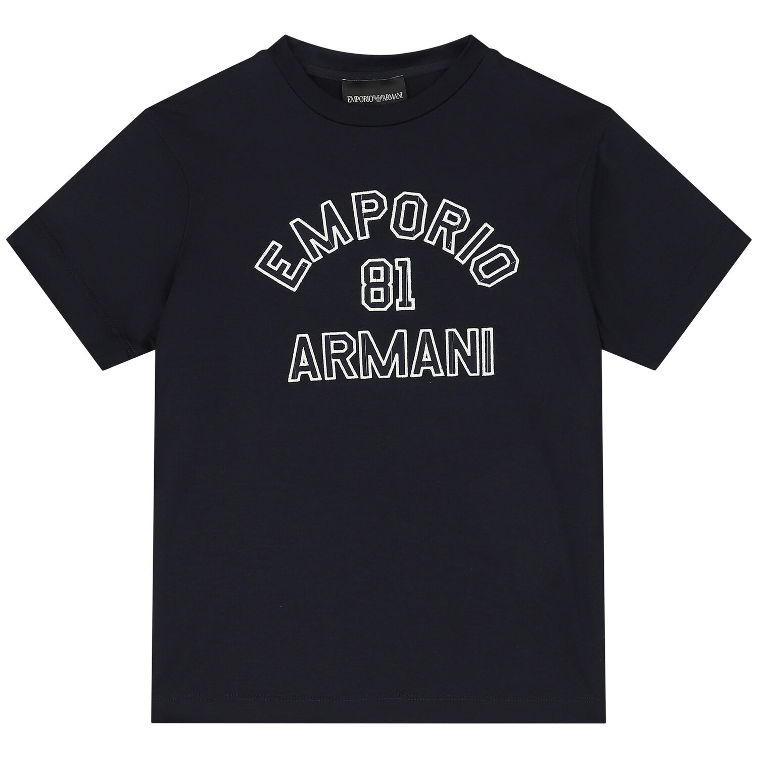 Boys Navy Blue Logo T-Shirt, 2, hi-res image number null