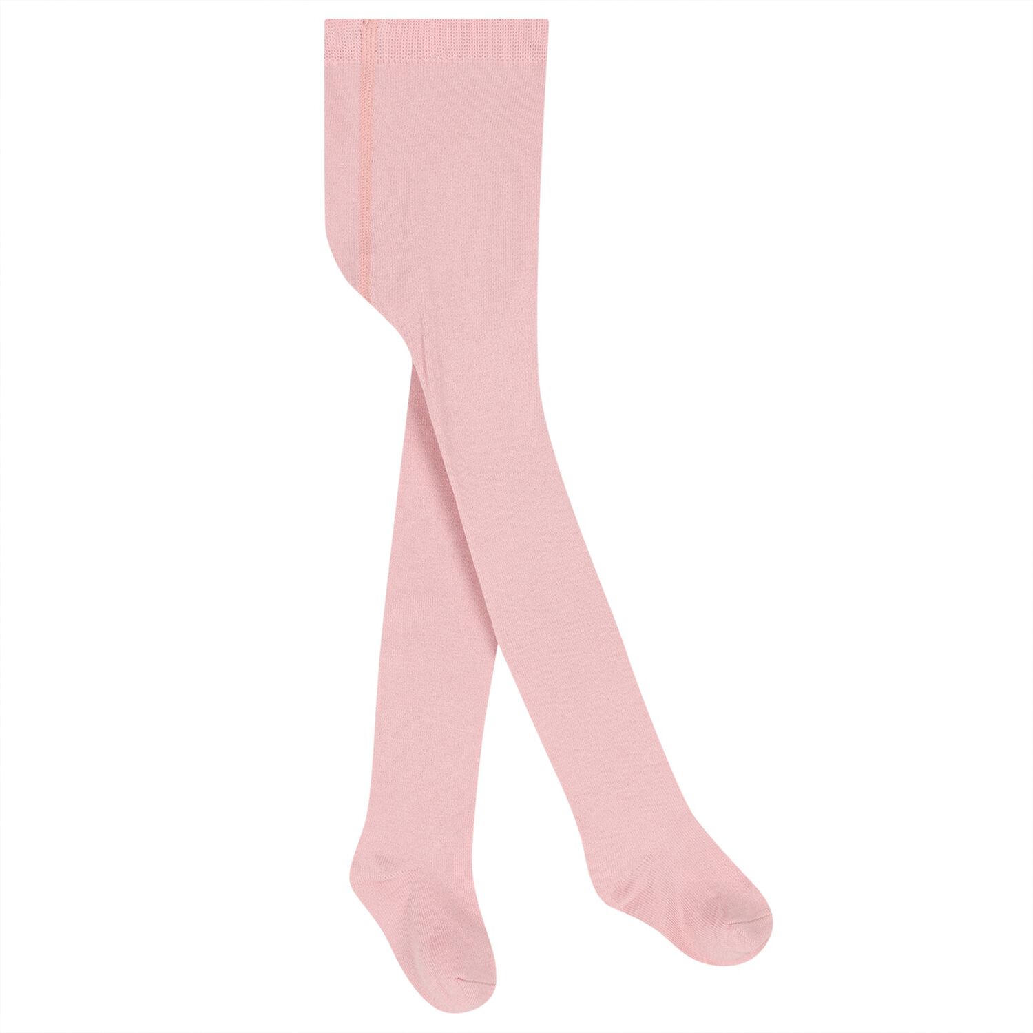 Baby Girls Pink Knitted Tights, 1, hi-res