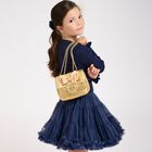Girls Navy Blue Tulle Skirt, 4, hi-res