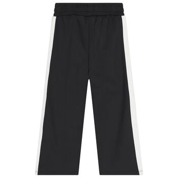Girl Black Logo Trousers