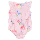 Baby Girls Pink Floral Bodysuit Set, 1, hi-res