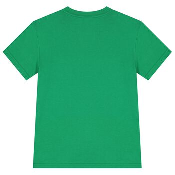 Boys Green Logo T-Shirt