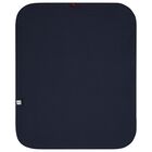 Baby Boys Navy Blue & Gold Logo Blanket, 3, hi-res