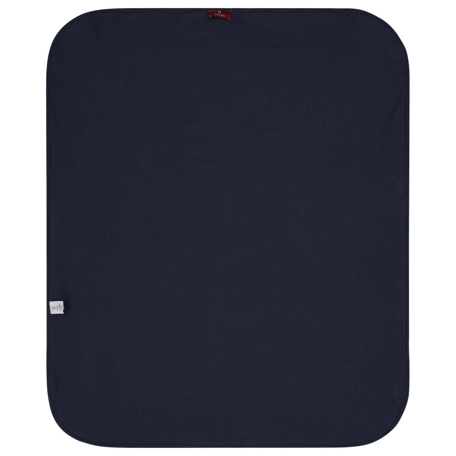 Baby Boys Navy Blue & Gold Logo Blanket, 3, hi-res