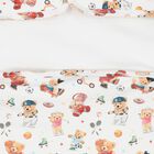 Baby Boys White Playful Bear Nest, 1, hi-res