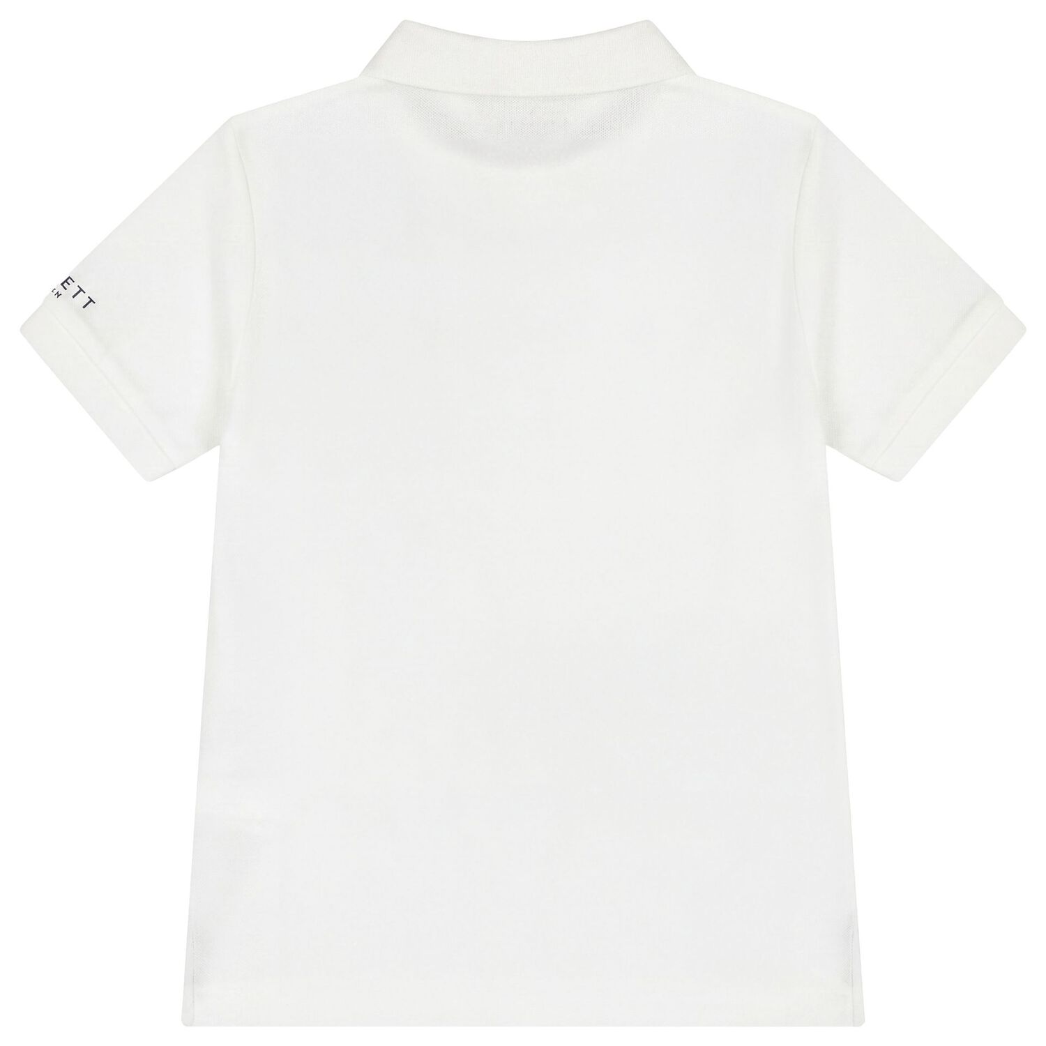 Boys White Logo Polo Shirt, 2, hi-res