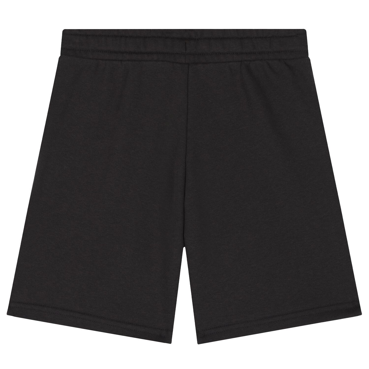Boys Black Logo Shorts, 1, hi-res