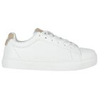 Boys White Logo Trainers, 1, hi-res
