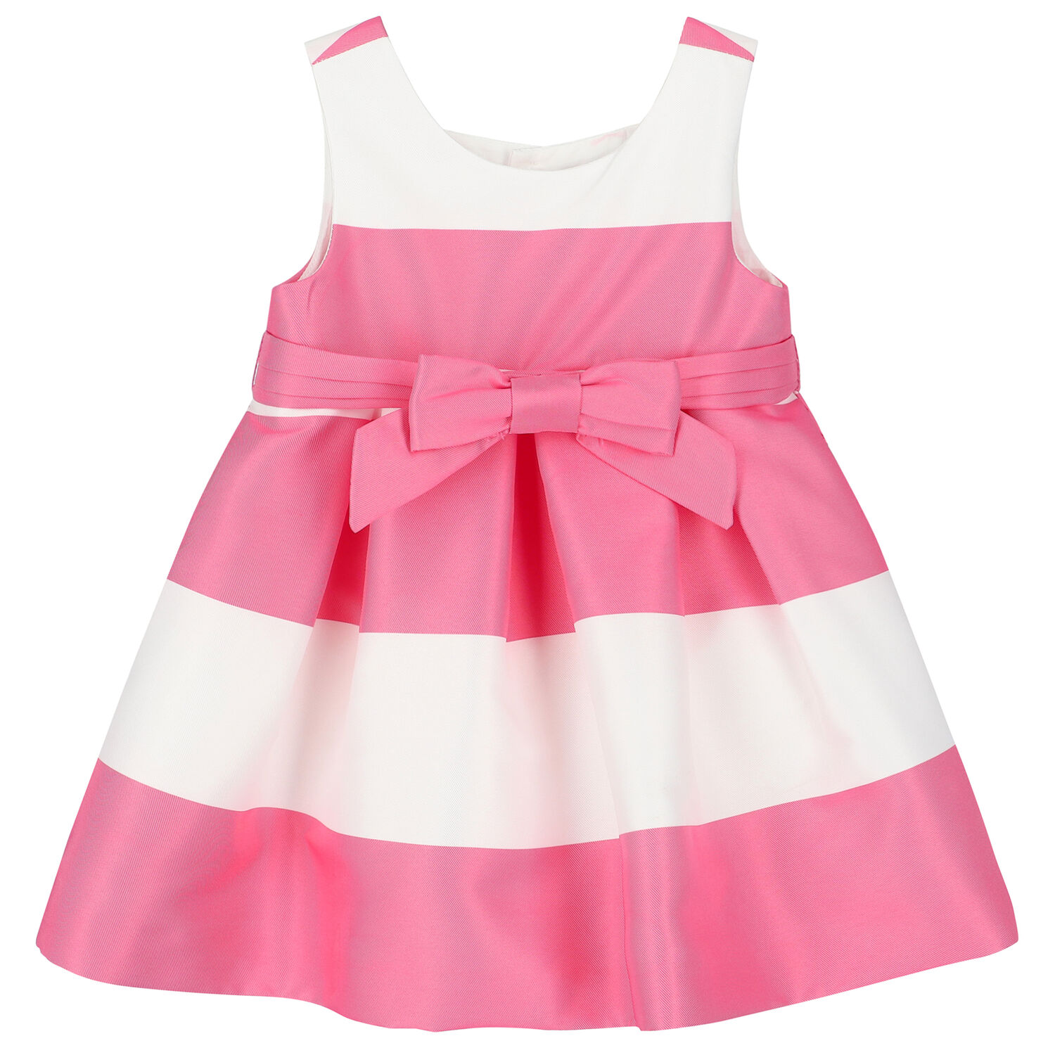 Younger Girls Pink Striped Dress, 1, hi-res image number null