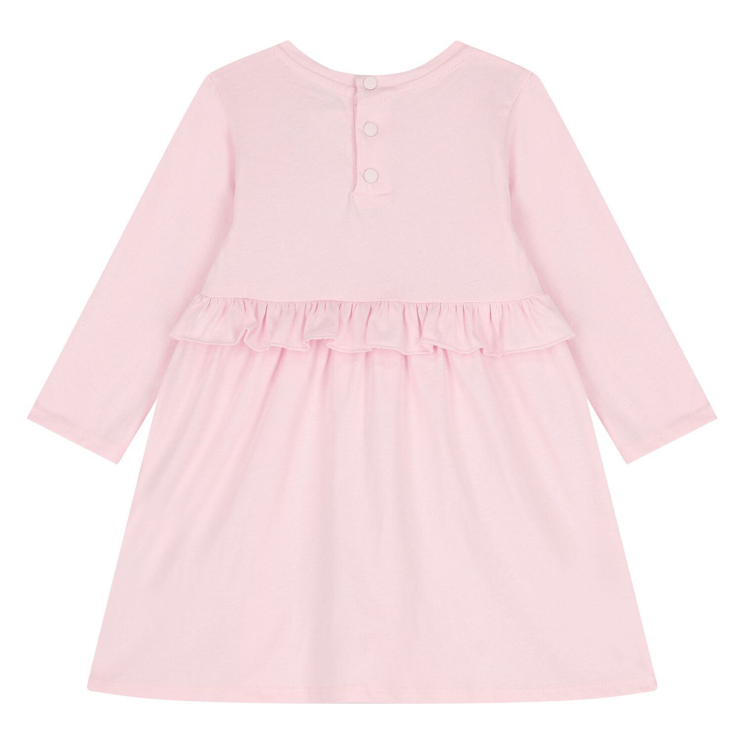Younger Girls Pink Logo Dress, 1, hi-res image number null