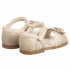 Younger Girls Gold Sandals, 1, hi-res