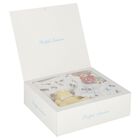 Ivory Cotton Playful Bear Print Baby Gift Set, 1, hi-res