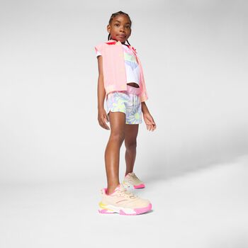 Girls White Rhinestone T-Shirt