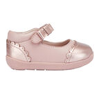 Baby Girls Rose-Gold Pre Walker Shoes, 2, hi-res