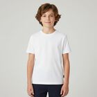 Boys White Logo T-Shirt, 1, hi-res