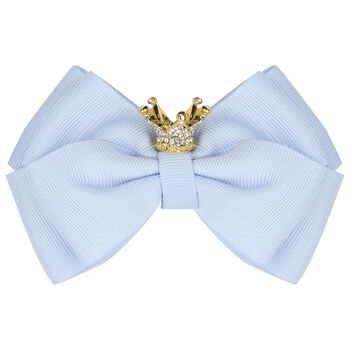 Girls Blue Bow Hairclip