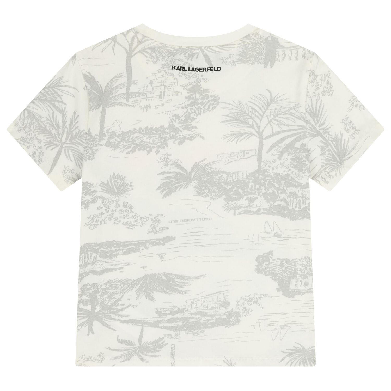 Girls Ivory Logo T-Shirt, 1, hi-res