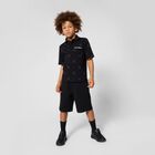 Boys Black Logo Polo Shirt, 1, hi-res