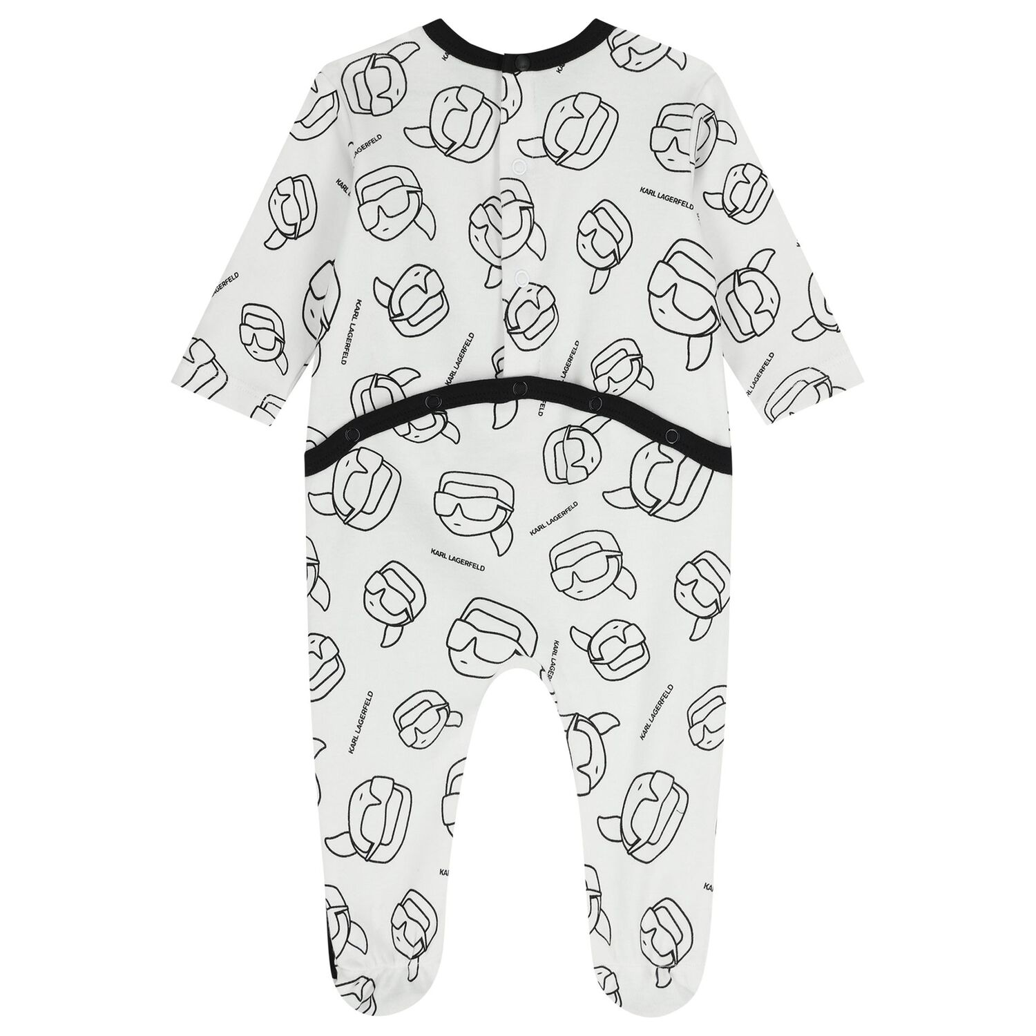 Baby Boys White & Black Ikonik Babygrow Gift Set, 1, hi-res