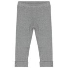 Younger Girls Pink & Grey Leggings Set, 1, hi-res