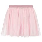 Girl Pink Tulle Skirt, 1, hi-res