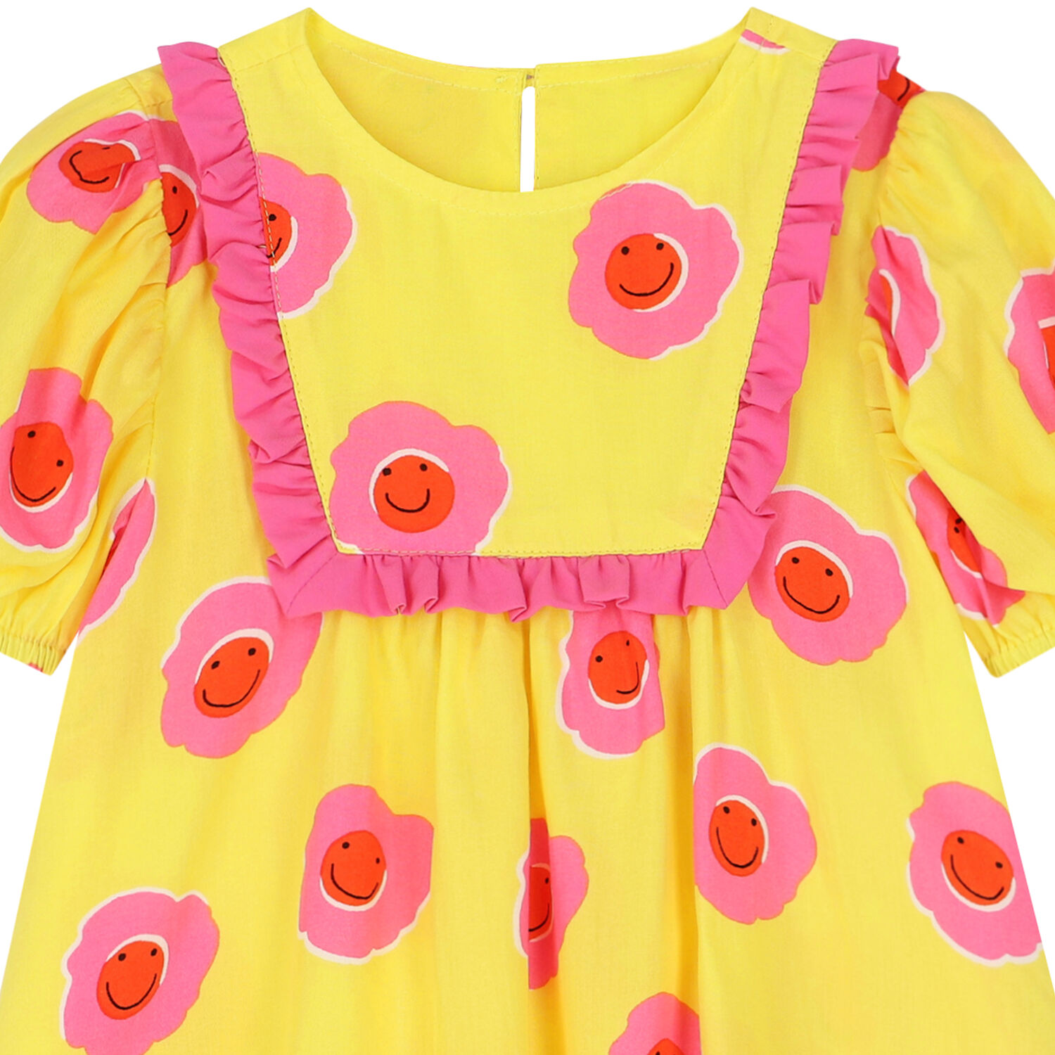 Younger Girls Yellow & Pink Dress Set, 1, hi-res image number null