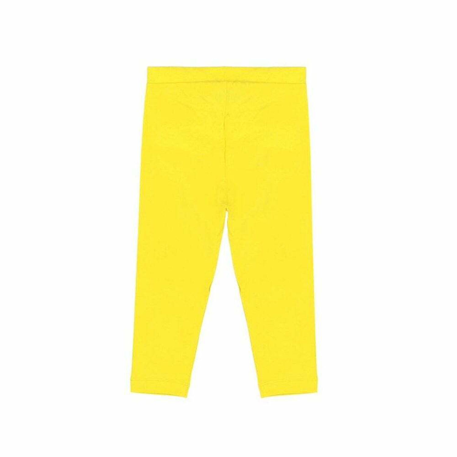 Younger Girls Yellow Leggings, 1, hi-res