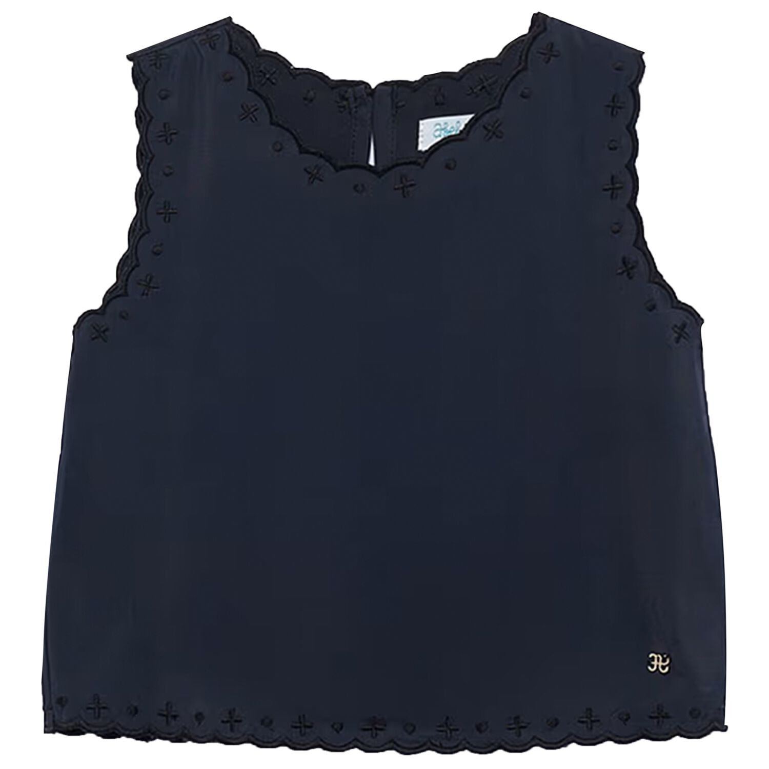 Girls Black Top, 1, hi-res