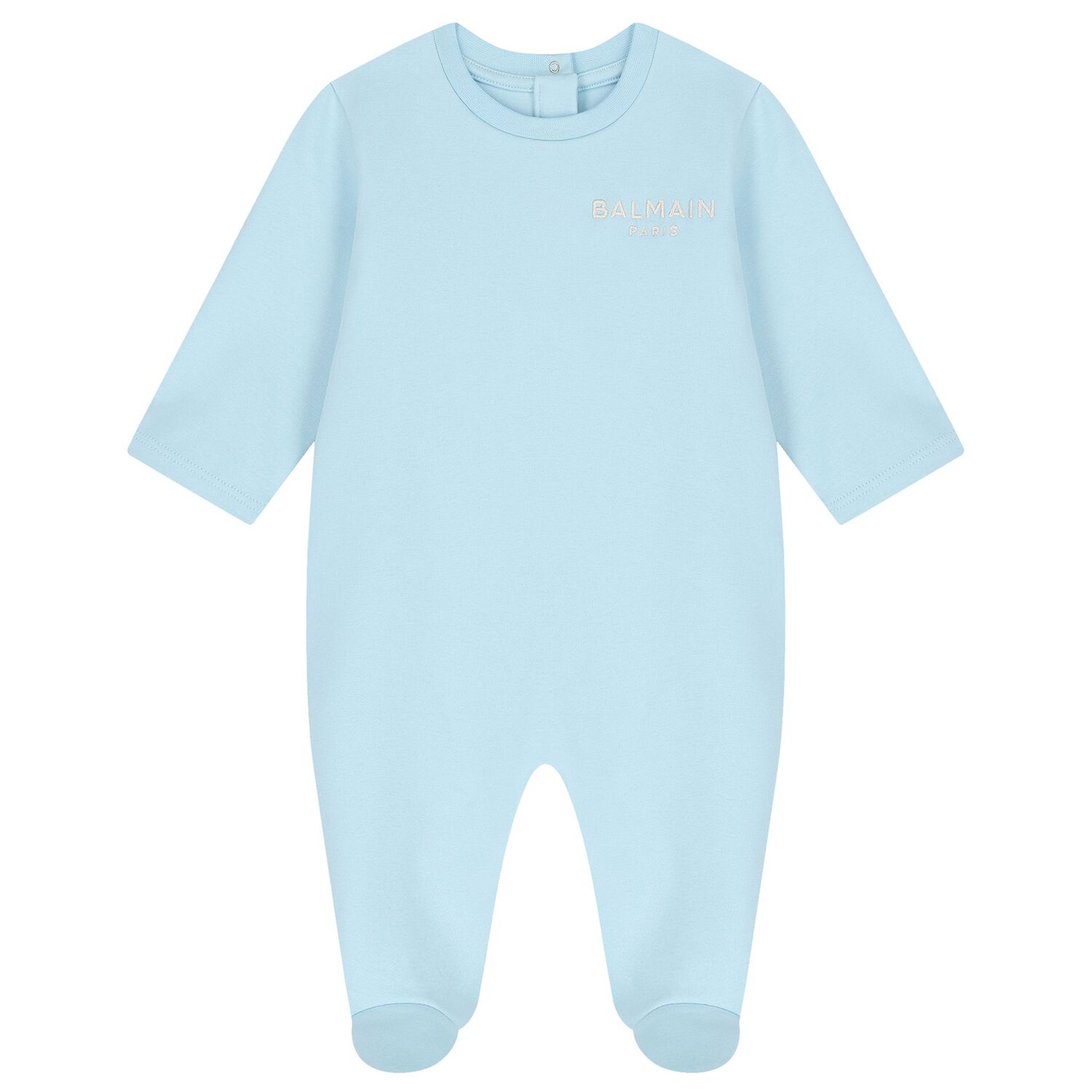 Baby Boys Blue Logo Babygrow Gift Set, 3, hi-res