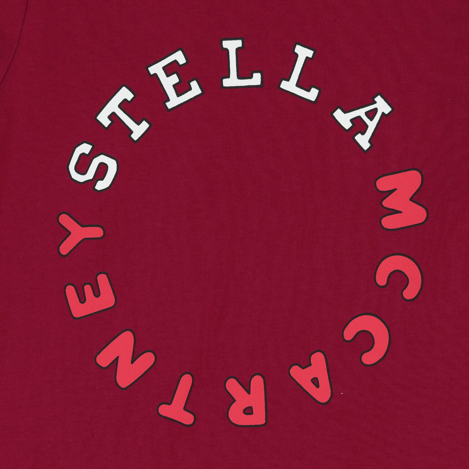 Girls Burgundy Logo T-Shirt, 1, hi-res