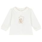 White & Beige Teddy Bear ( 2 Piece Babygrow ) , 1, hi-res