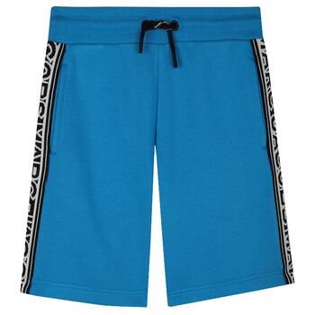 Blue Logo Shorts