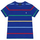 Boys Multi-Coloured Logo T-Shirt, 1, hi-res