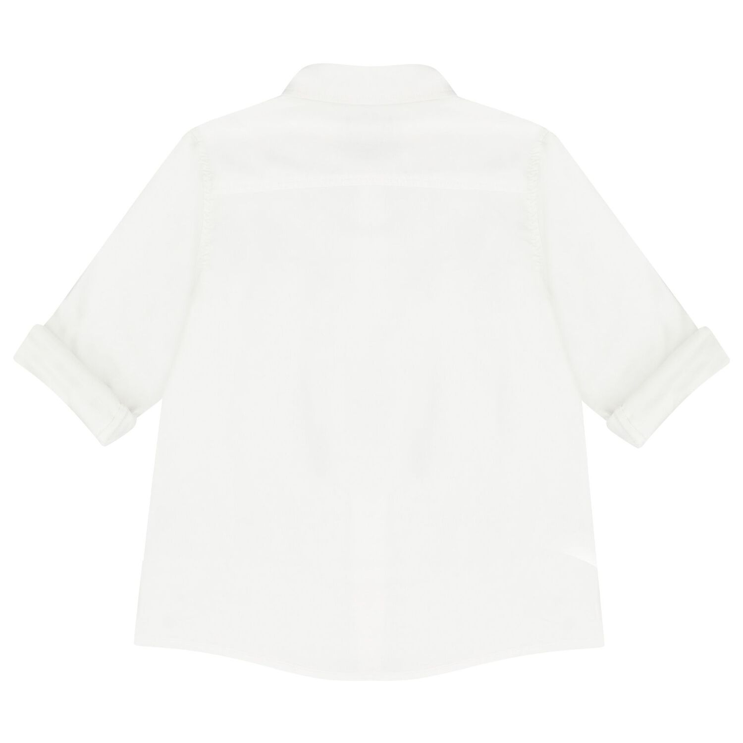 Boys White Teddy Bear Logo Shirt, 1, hi-res image number null