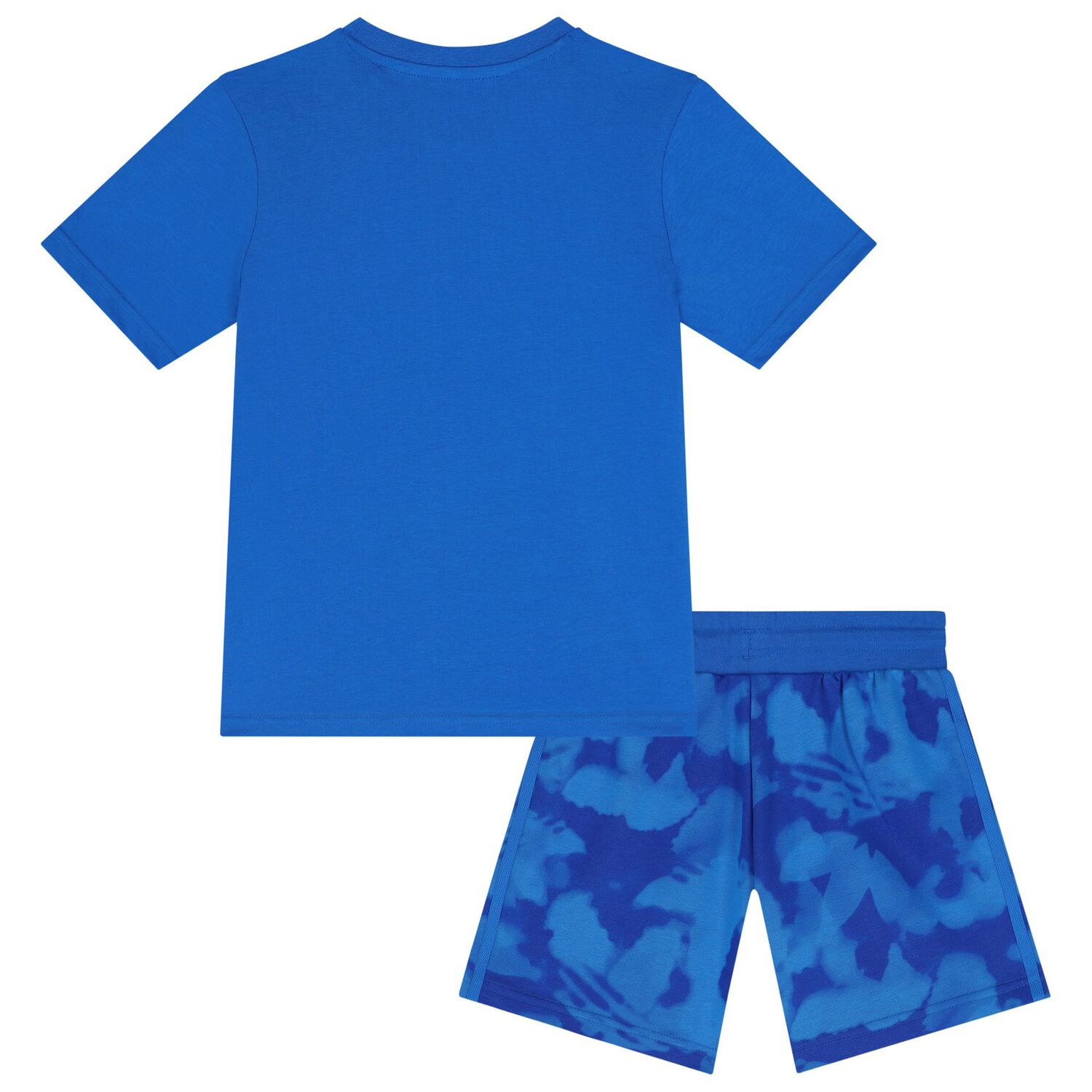 Blue Trefoil Logo Shorts Set, 1, hi-res