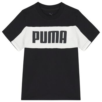 Boys Black Logo T-Shirt