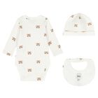 Ivory Logo Red Panda Babygrow Set, 1, hi-res