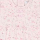 Baby Girls Pink Floral Romper, 1, hi-res