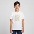 Boys White Logo T-Shirt, 1, hi-res