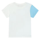 Younger Boys Blue Logo T-Shirt, 2, hi-res