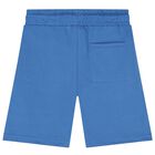 Boys White & Blue Pineapple Shorts Set, 3, hi-res