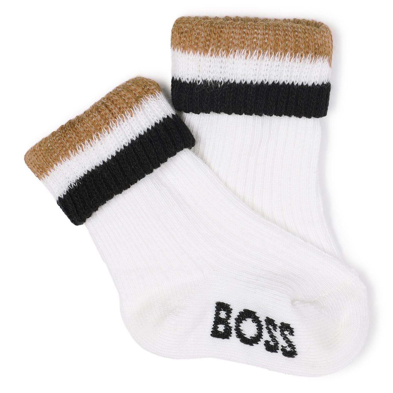 Baby Boys Multi-Colored Logo Socks ( 3-Pack ), 1, hi-res image number null