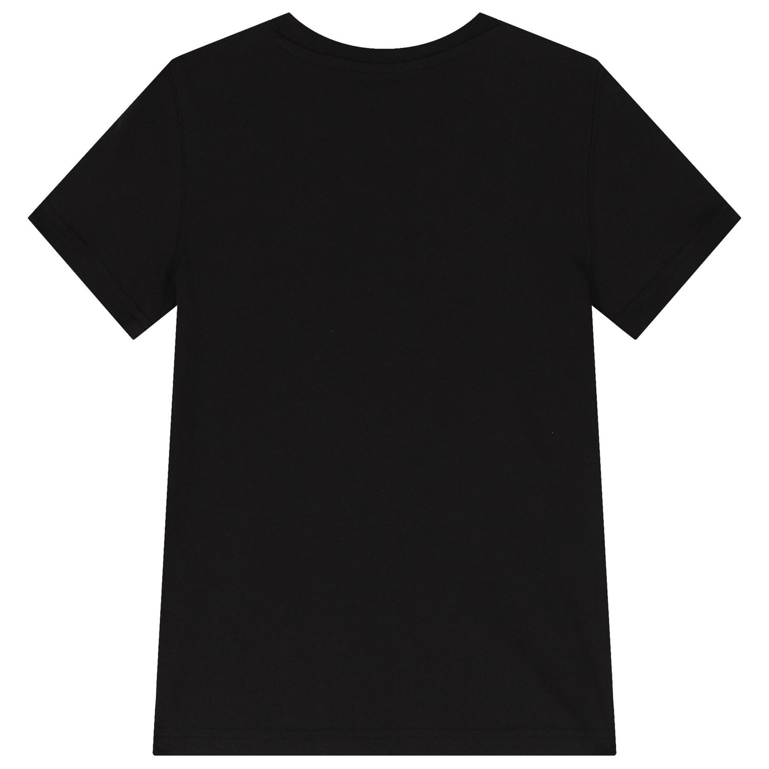 Boys Black Logo T-Shirt, 1, hi-res