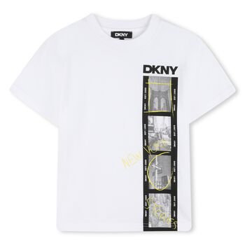 Boys White Logo T-Shirt