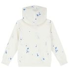 Boys White Logo Hooded Top, 1, hi-res
