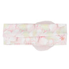 Baby Girls White & Pink Floral Headband, 1, hi-res