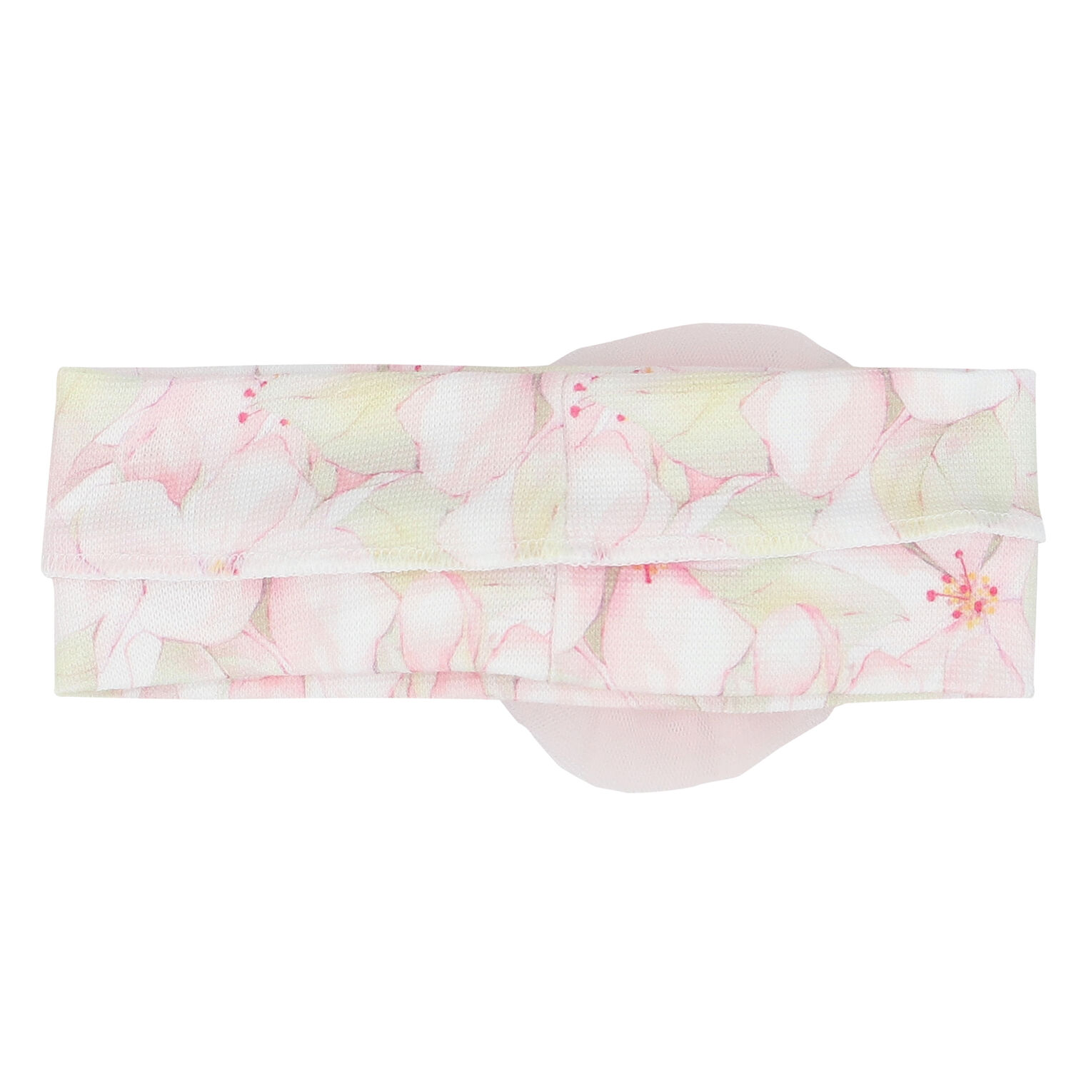 Baby Girls White & Pink Floral Headband, 1, hi-res image number null